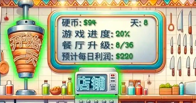 沙威玛传奇店铺升级方法