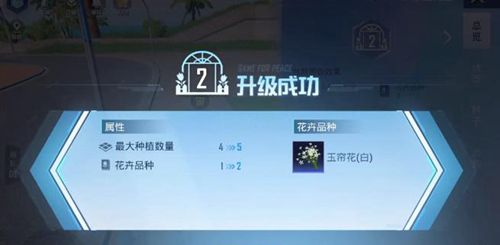 和平精英花圃怎么升级图四
