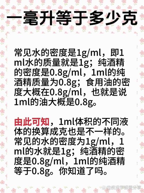 1克等于多少毫克 1g是一克