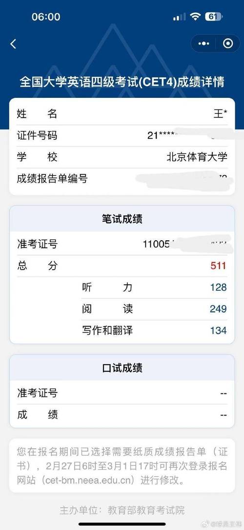 英语四级多少分算过 英语4级多少分合格
