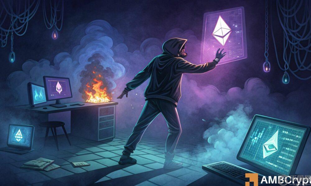 加密混乱：神秘的用户燃烧165万美元的ETH，在令人不安的消息中爆炸心理控制