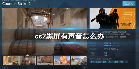 《cs2》黑屏有声音解决办法